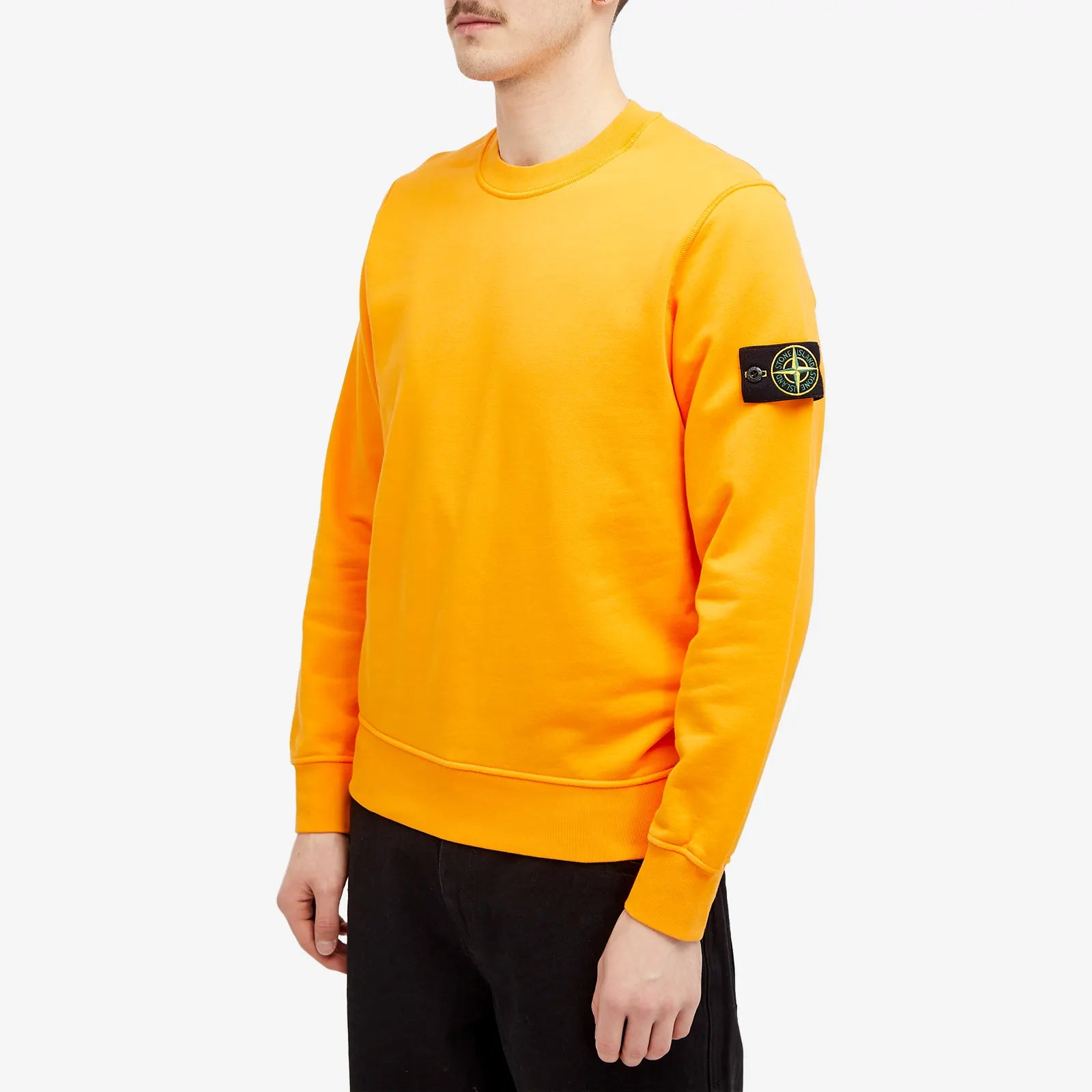 Stone Island Classic Sweatshirt for Men - Premium Cotton Crewneck Pullover with Iconic Badge | Casual Wear, Street Style & Everyday Comfort