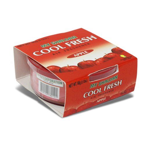 Shaldan Cool Fresh Natural Fruit Extract Air Freshener Can - Apple Scent | Long-Lasting Fragrance for Home, Car & Office | Eco-Friendly Odor Eliminator