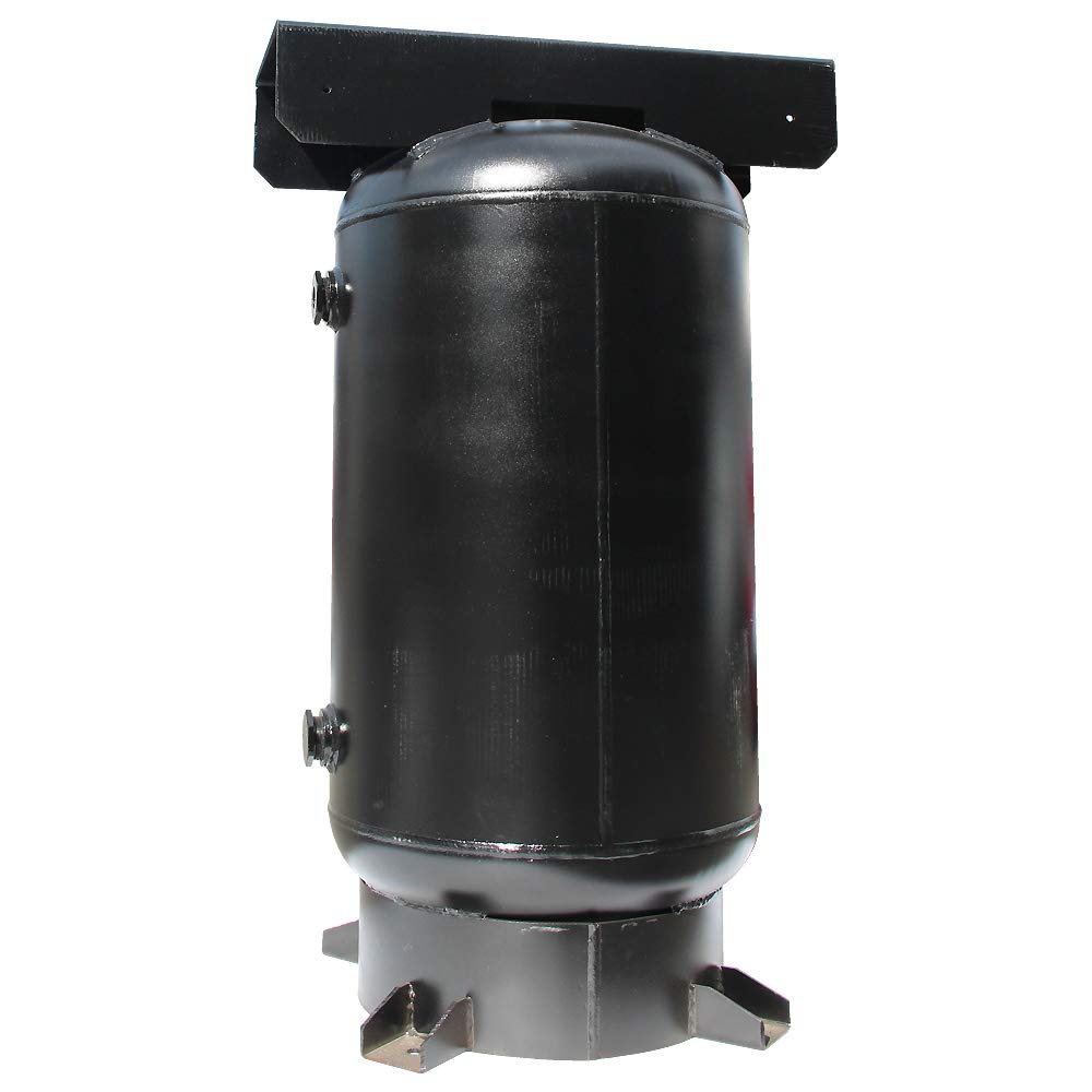 80 Gallon Vertical ASME Air Compressor Tank - Industrial Grade 200 PSI Air Receiver with Accessory Kit for Auto Shops, Construction & Woodworking