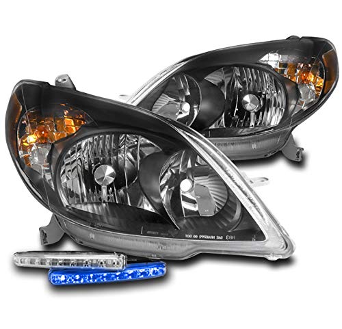Black Replacement Headlights with 6