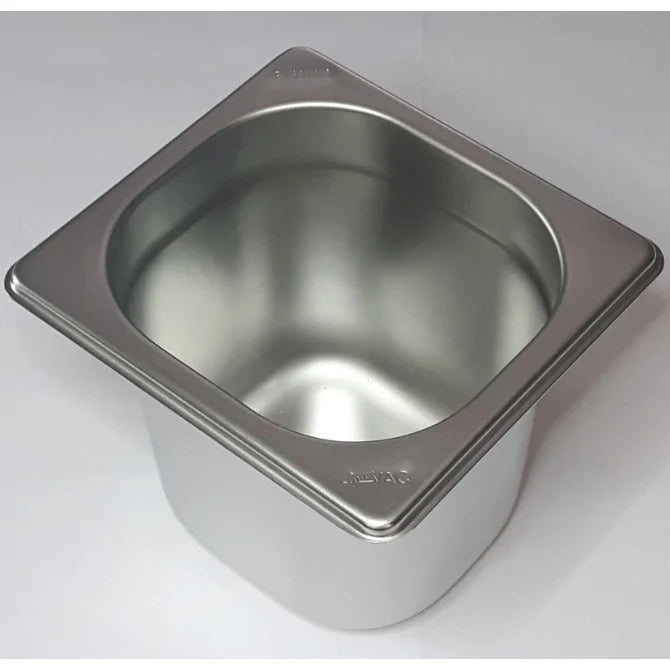 Greenvac GN1/6 Stainless Steel Food Pan - 6 Inch Height Commercial Kitchen Container for Food Storage, Serving & Display | Perfect for Restaurants, Catering & Buffets