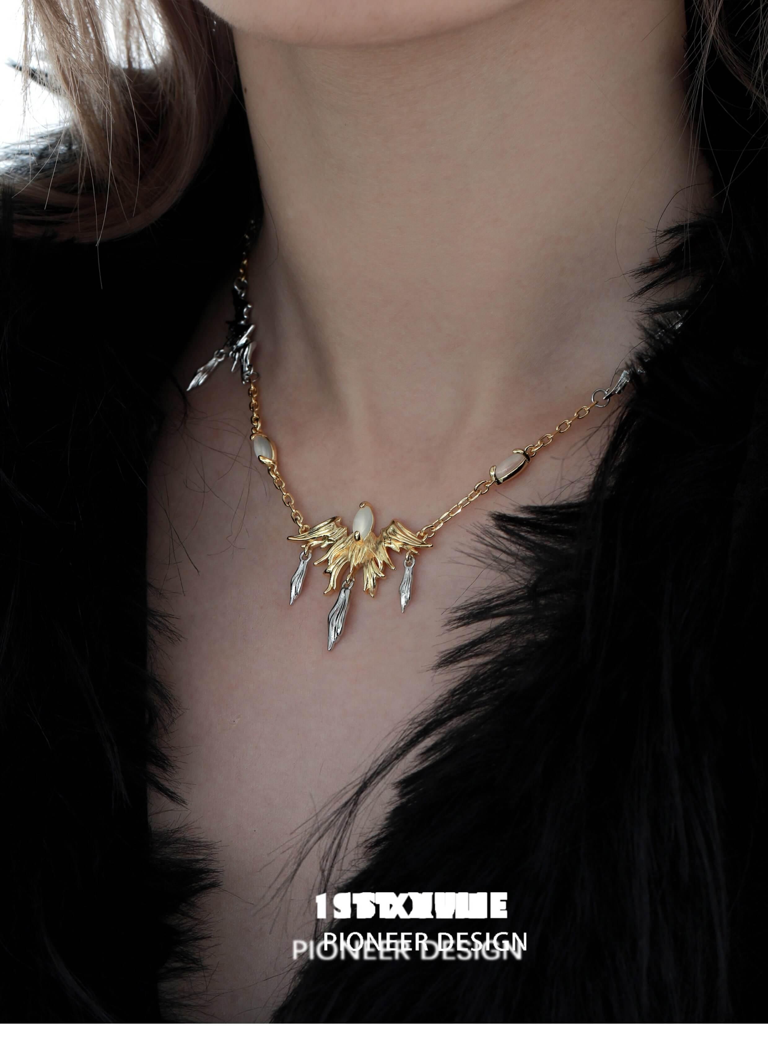18K Gold Cherub Zirconia Pendant Necklace - Elegant Angel Pendant for Women, Gift for Her, Valentine's Day, Birthday, Anniversary, Christmas Jewelry Present