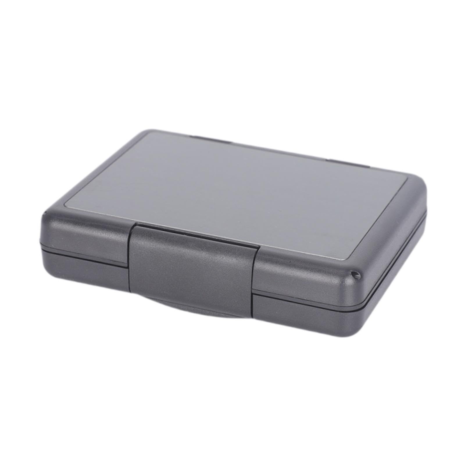 Dickly Multi-Slot Memory Card Holder - Portable Dustproof Protective Case for SD, Micro SD, CF Cards - Perfect for Photographers, Travel & Data Storage Organization, Gray