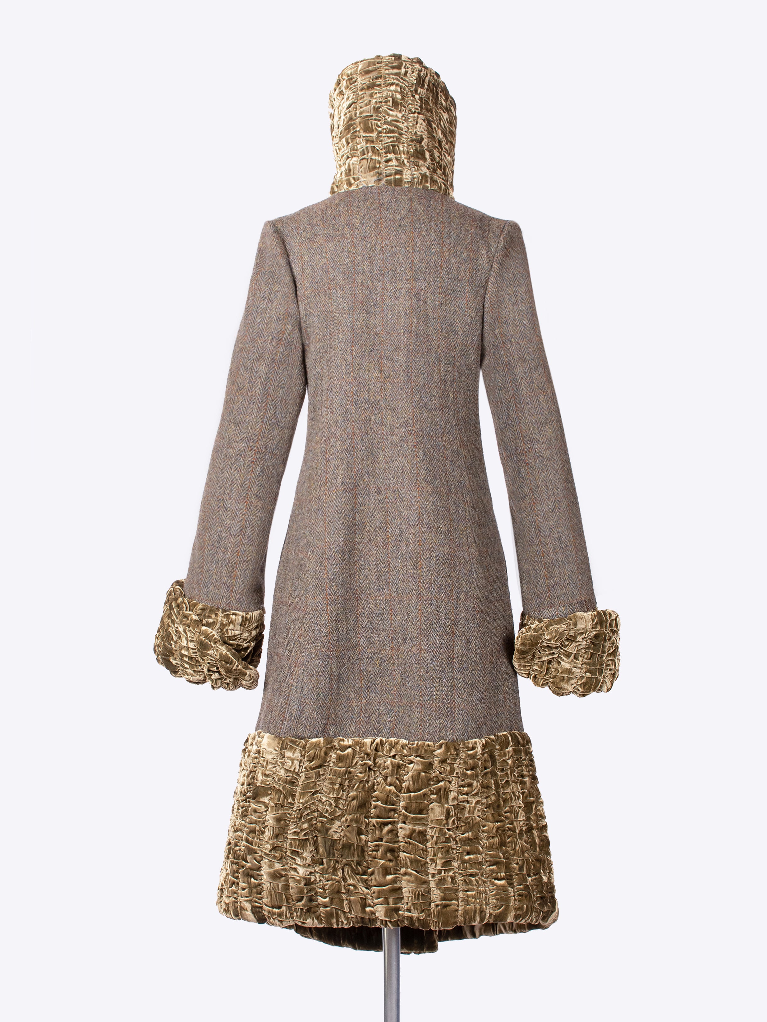 Stylish 20s Coat in Moss Green - Vintage-Inspired Outerwear for Women | Perfect for Fall, Winter & Special Occasions