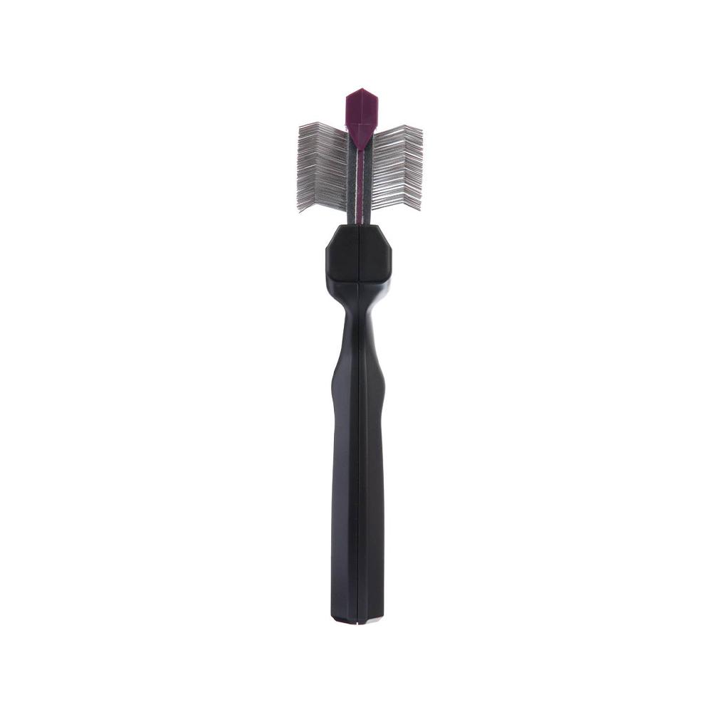 Premium Dog Grooming Brush - Gentle Deshedding & Massaging Tool for All Coat Types | Perfect for Home Pet Care & Professional Grooming Sessions
