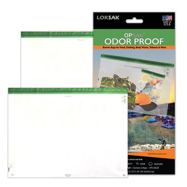 LOKSAK OPSAK Odor Proof Bags - Waterproof, Airtight Storage for Food, Cannabis & Outdoor Gear | Perfect for Camping, Hiking & Travel