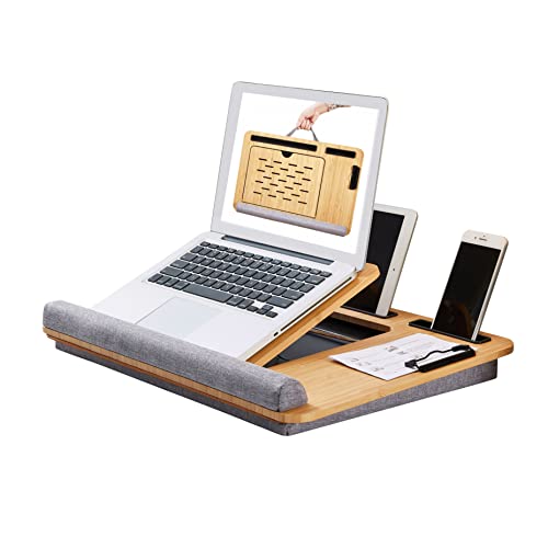 Bamboo for Desktop and Grey for Cushion Pillow