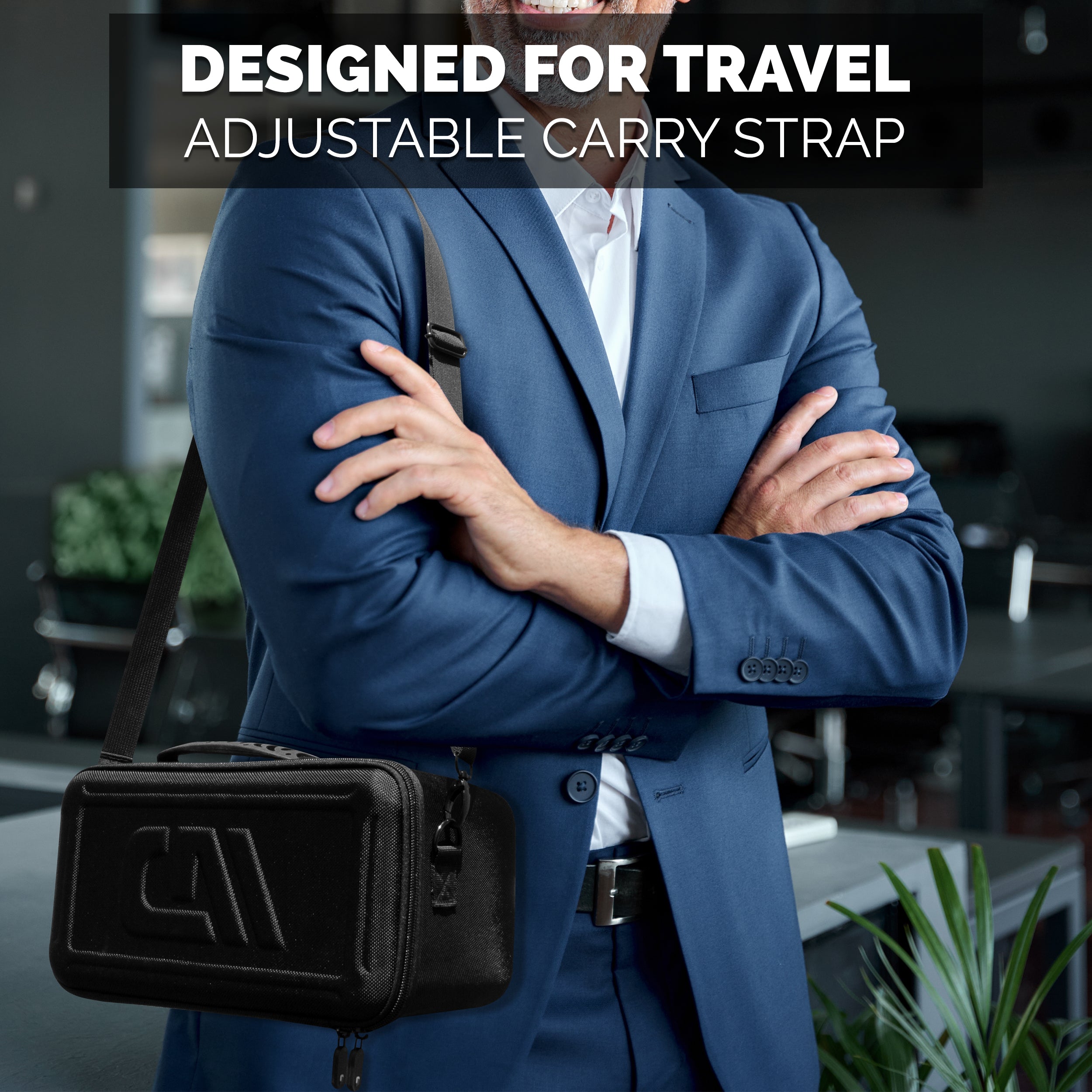 CASEMATIX Rugged Hard Shell Travel Case for Bose Soundlink Max Portable Speaker - Foam Protection & Shoulder Strap Included (Case Only) - Perfect for Outdoor Adventures, Travel & Daily Commute