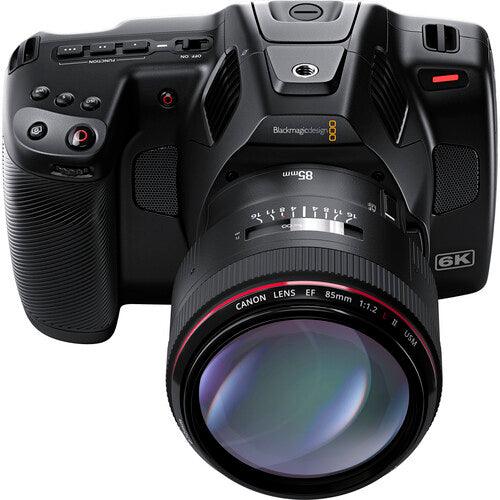 Blackmagic Design Pocket Cinema Camera 6K Pro - Canon EF Mount | Professional 6K Video Recording for Filmmakers & Content Creators | Perfect for Vlogging, Documentary & Cinematic Productions