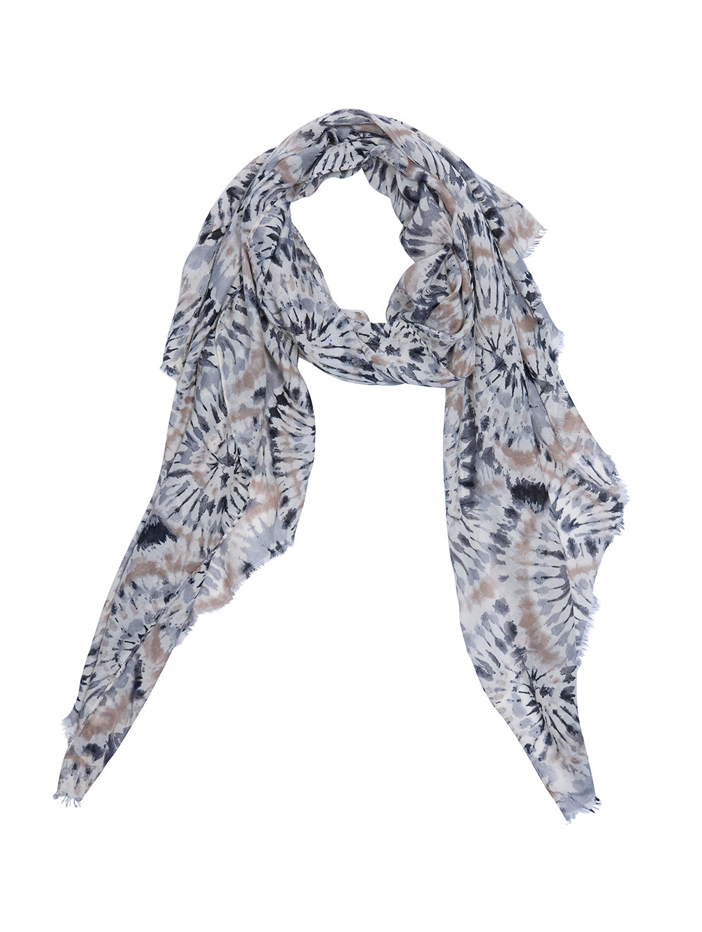 Vibrant Tie Dye Scarf - Soft Cotton Fashion Accessory for Women & Men - Perfect for Beach, Festival, and Boho Style Outfits