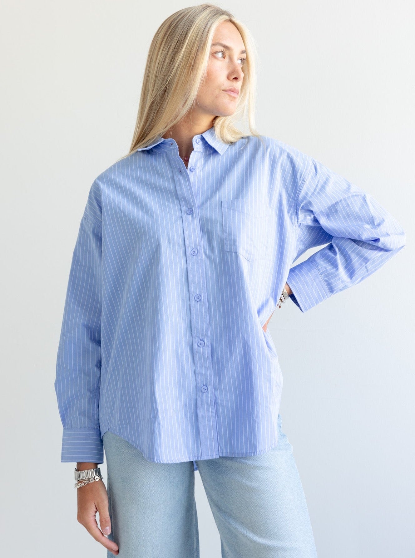 Fordham Blue Oxford Shirt for Men - Classic Button Down Dress Shirt for Business & Casual Wear | Perfect for Office, Weddings & Formal Events
