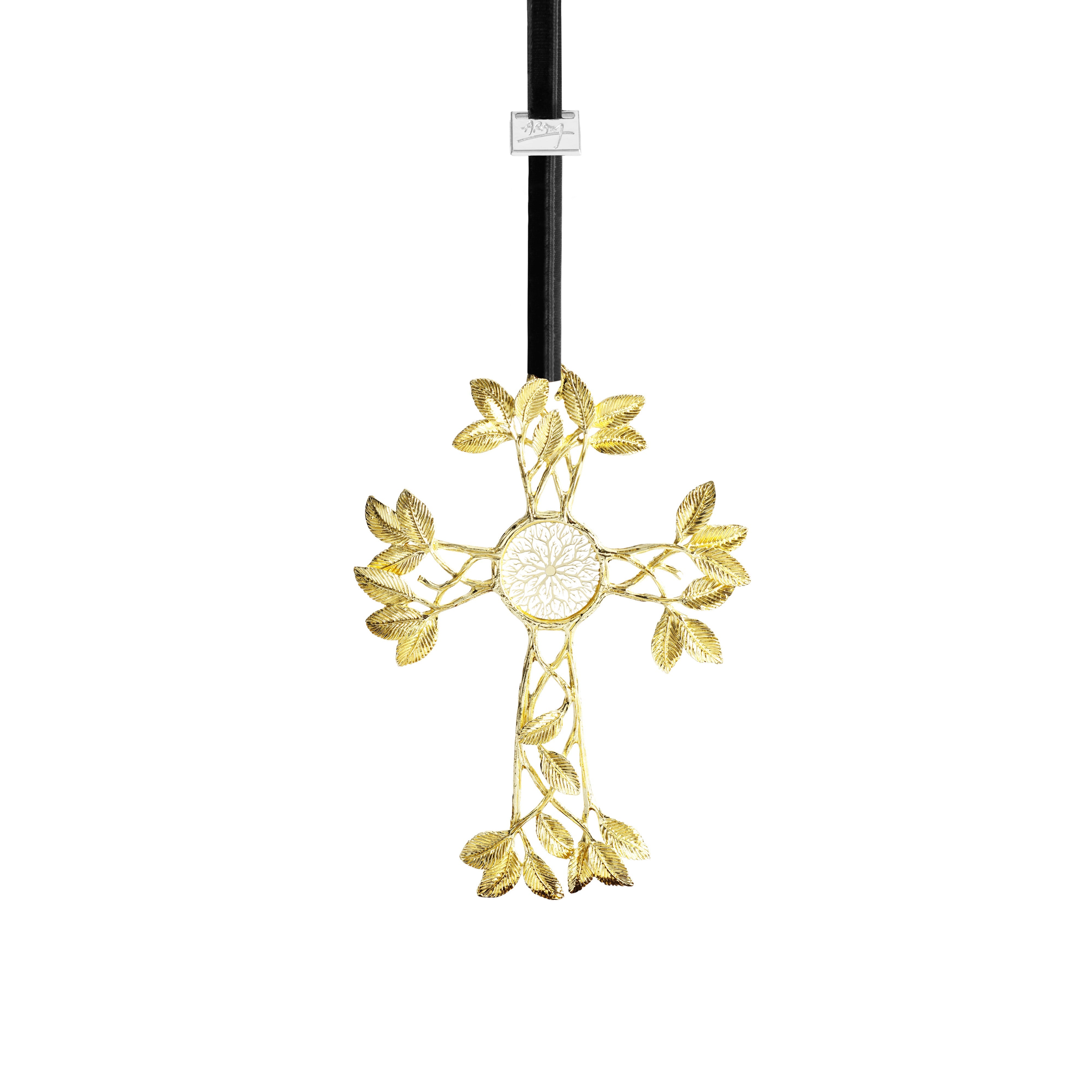 Eternity Cross Ornament - Elegant Religious Jewelry for Home Decor, Gifts & Church Events - Perfect for Christmas, Weddings & Baptisms