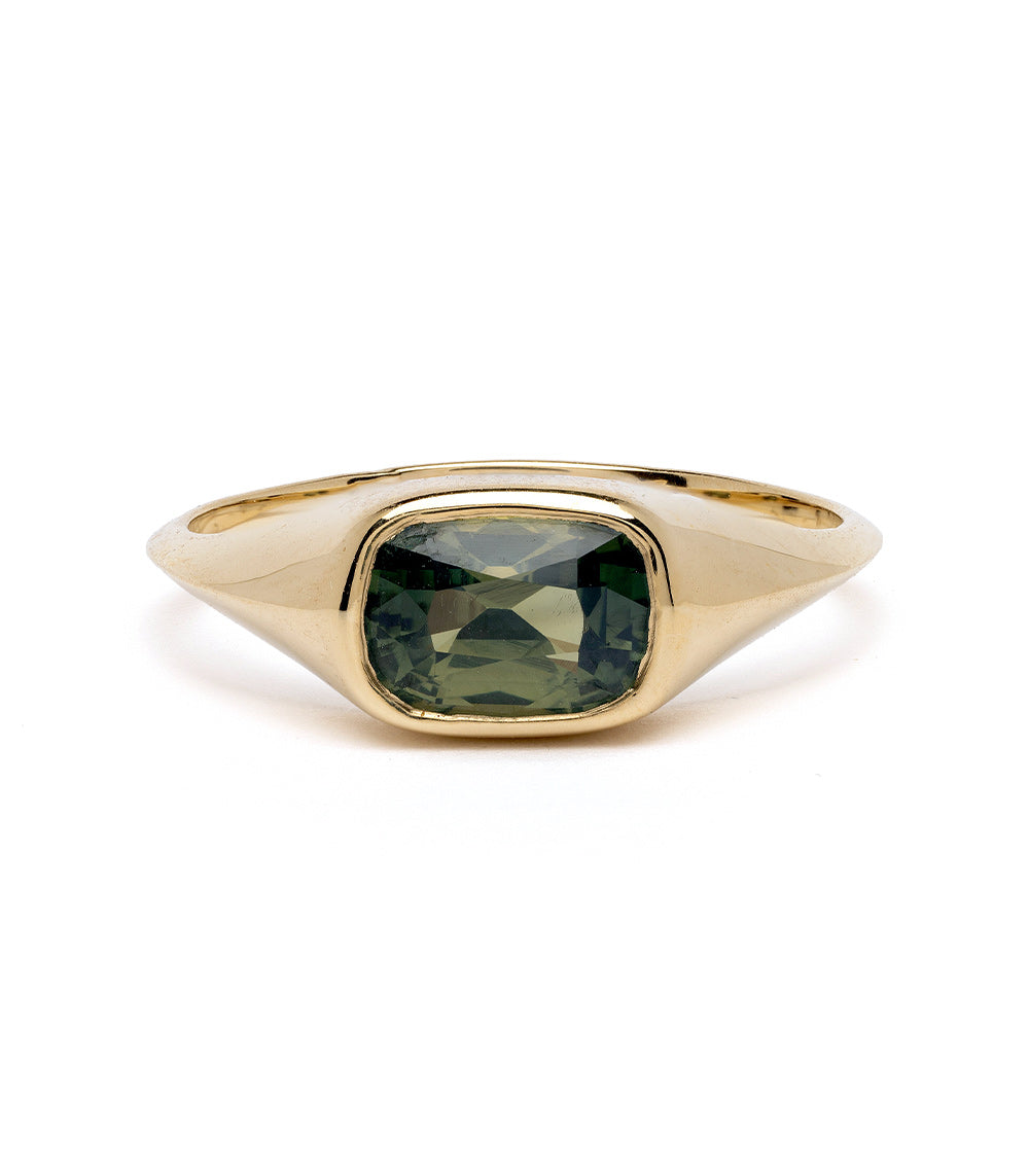 1.69Ct Green Cushion Cut Tristan Wedding Band for Men - Unique Emerald Engagement Ring for Women - Perfect for Anniversaries, Proposals & Special Occasions