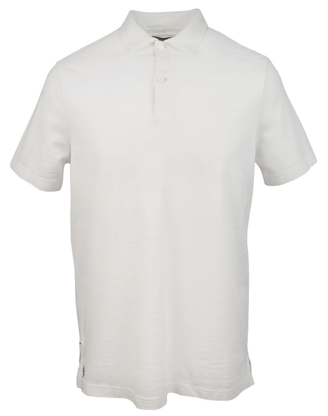 Ralph Lauren Men's Classic Fit Cotton Mesh Slub Polo Shirt - Breathable Casual Short Sleeve Tee for Golf, Work & Everyday Wear (Deckwash White, X-Large)