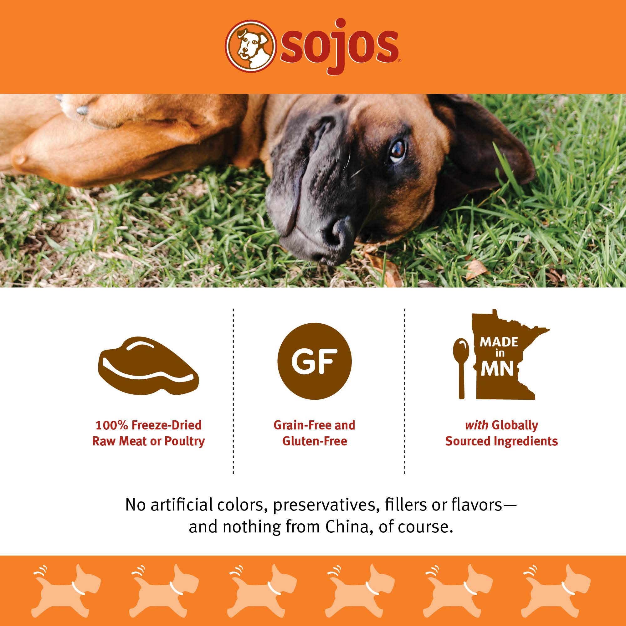 SOJOS Simply Turkey Freeze-Dried Dog Treats - 4oz Natural Protein Snacks for Dogs - Grain-Free Training Rewards & Healthy Chews for Puppies & Adult Dogs - Perfect for Outdoor Adventures & Daily Training