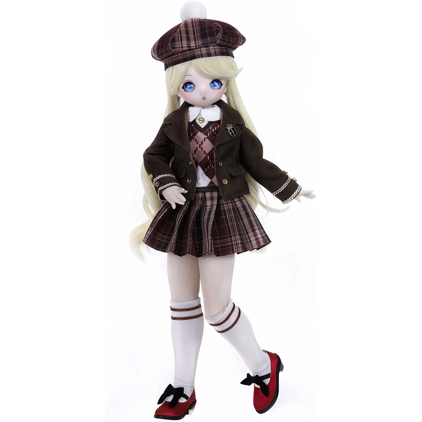 1/4 BJD Dolls - Anime Style 16 Inch Ball Jointed Doll Full Set with Wig, 3D Eyes, Outfit & Shoes | Perfect Gift for Girls & Collectors | Role Play, Photography & Display