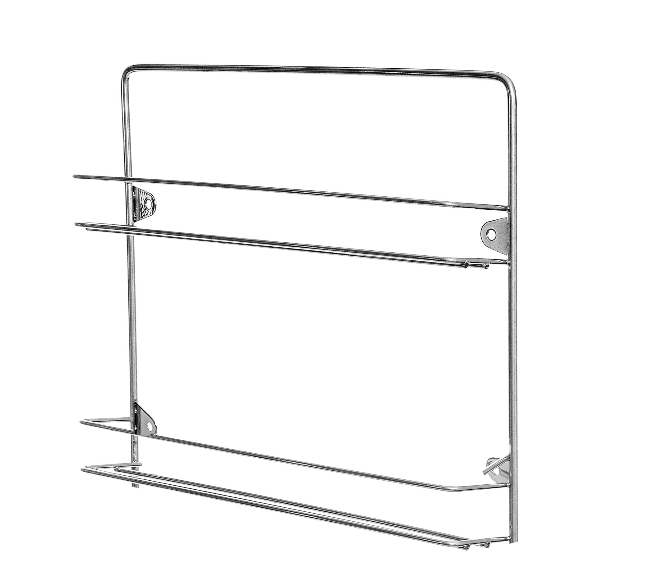 Custom Stainless Steel 304 British Spice Rack - 2 Tier Kitchen Organizer with Color & Size Options | Perfect for Small Spaces, Pantry Storage & Cooking Essentials Organization