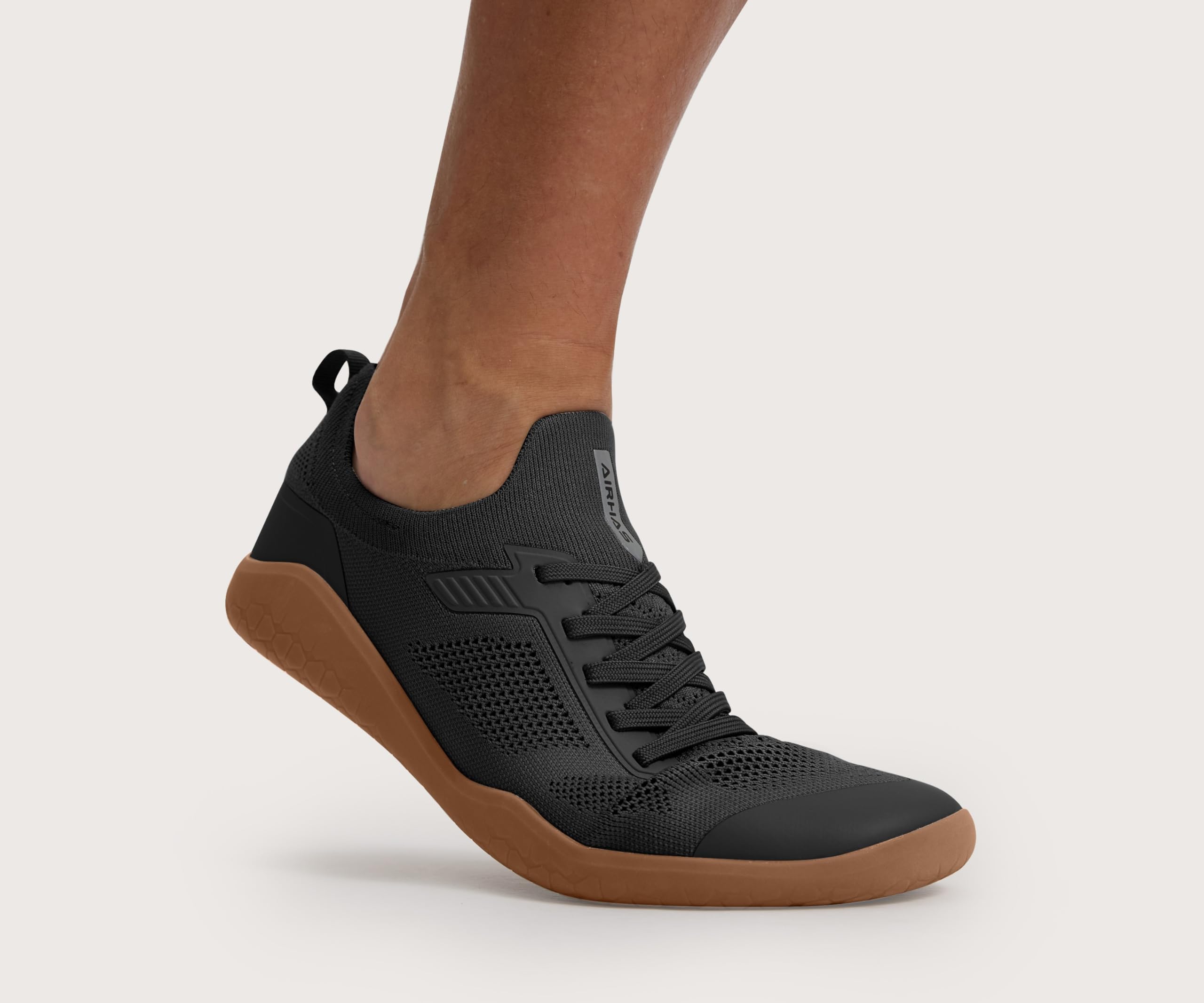 **Men's Barefoot Shoes - Zero Drop Running Shoes for Gym & Cross Training - Minimalist Sneakers with Wide Toe Box for Deadlifts & Natural Movement - Perfect for Trail Running, Workouts & Outdoor Activities**