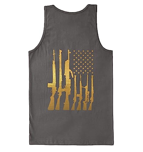 Charcoal - Back Print - Gold Foil