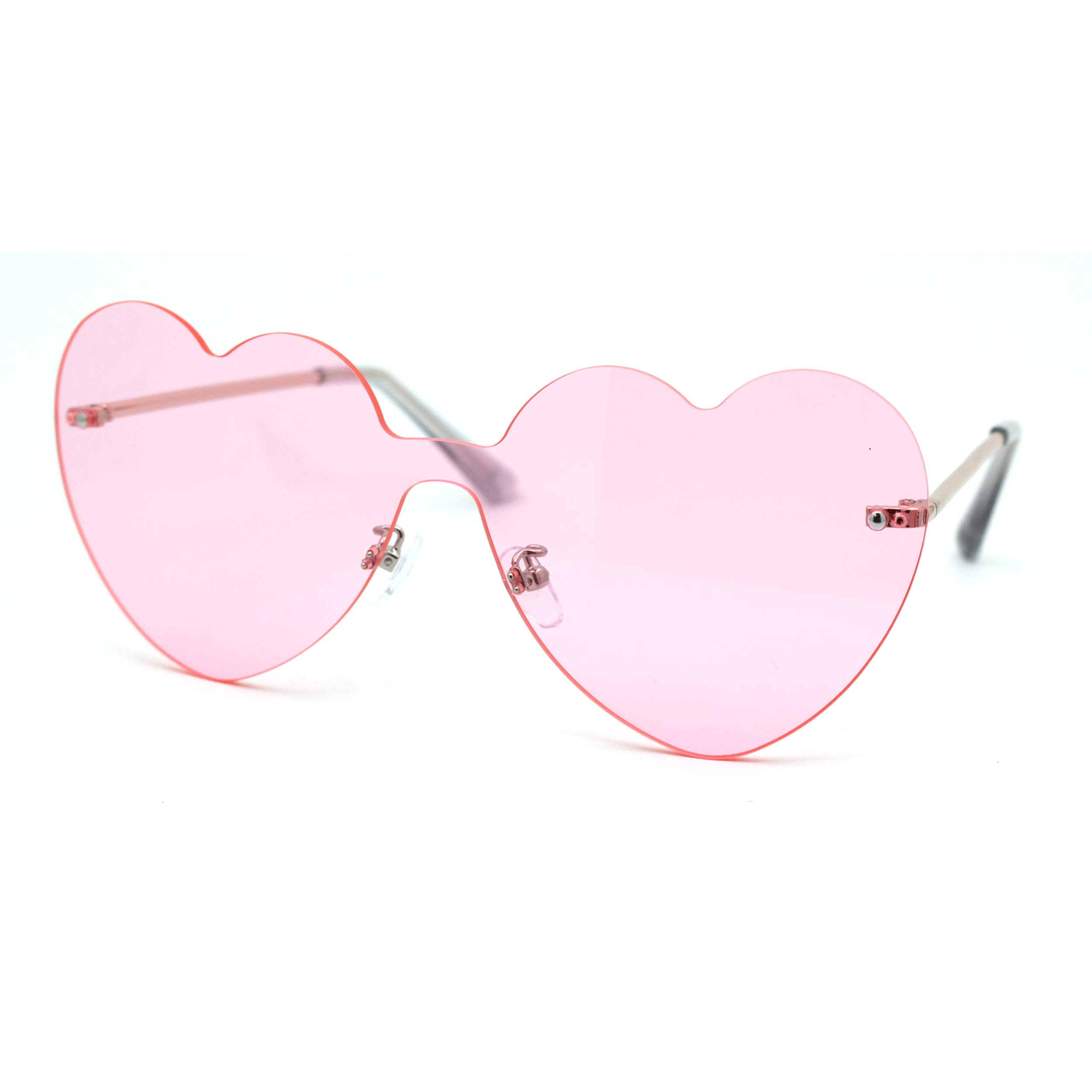 Women's Heart-Shaped Shield Retro Love Sunglasses - Vintage Style UV Protection for Women - Perfect for Valentine's Day, Date Night, and Summer Fashion Accessories