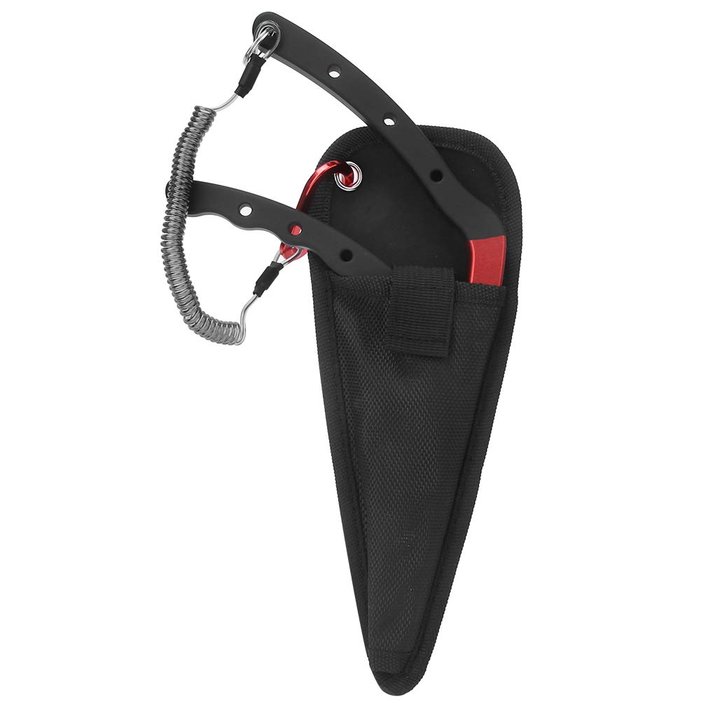 Premium Aluminum Alloy Fishing Pliers with Ergonomic Handle - Anti-Deformation Fishing Tackle Tool with Carabiner for Freshwater & Saltwater Fishing - Ideal for Cutting Lines, Removing Hooks & Tackle Maintenance