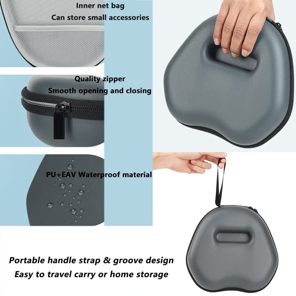 Premium Hard Travel Case for AirPods Max & Razer Barracuda X Headphones - Protective Storage Carrying Case with Shockproof Design for Wireless Headsets (Gray) - Perfect for Travel, Commuting & Gym Use
