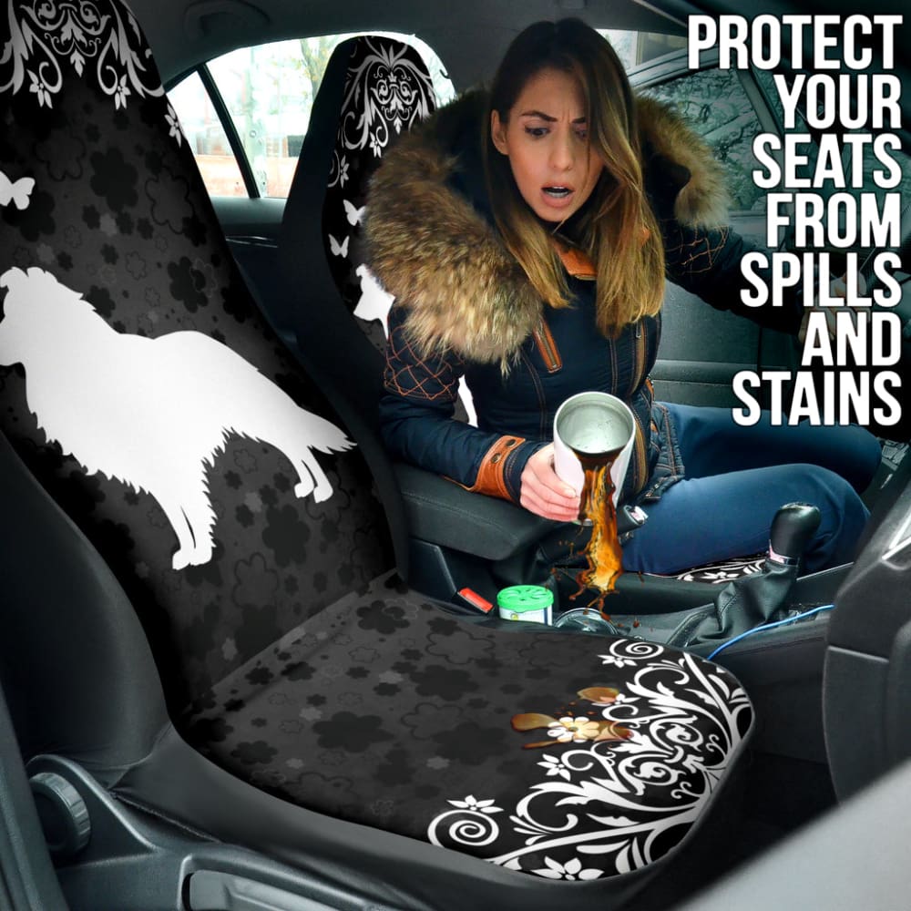 Premium Shetland Sheepdog Print Custom Car Seat Covers - Waterproof & Non-Slip Pet-Friendly Design for Cars, SUVs & Trucks | Perfect for Dog Lovers & Pet Owners