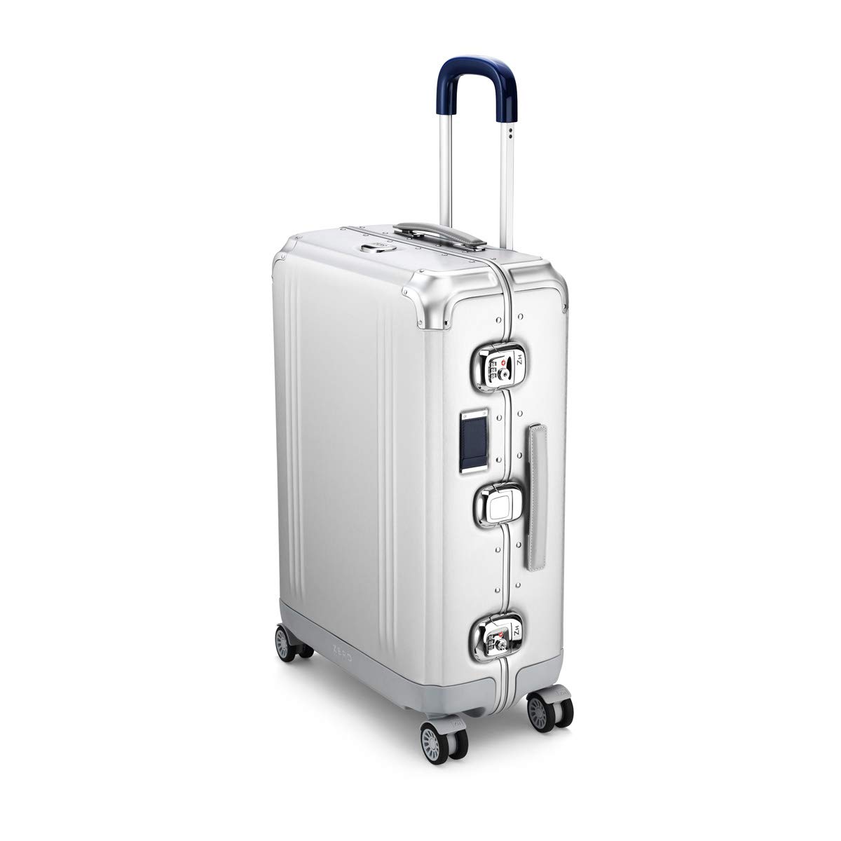 ZERO Halliburton Pursuit Aluminum Hardside Carry-On Luggage - Durable Lightweight Suitcase for Business Travel & Weekend Getaways