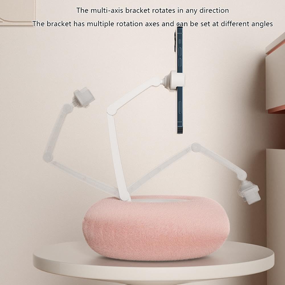 Adjustable Tablet Stand Holder for Kindle, iPad, Phone - Ergonomic Reading & Viewing Cushion with Removable Comfort Bowl - Perfect for Bed, Desk, and Travel Use