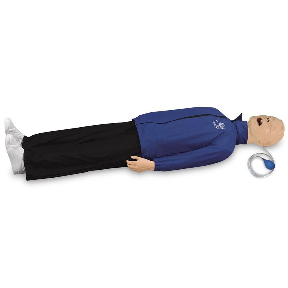 Full Body Airway Larry CPR Training Manikin with Electronic Connections - Ideal for First Aid, CPR Certification & Emergency Response Training