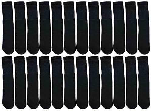 24 Pairs Black Women's Size 9-11