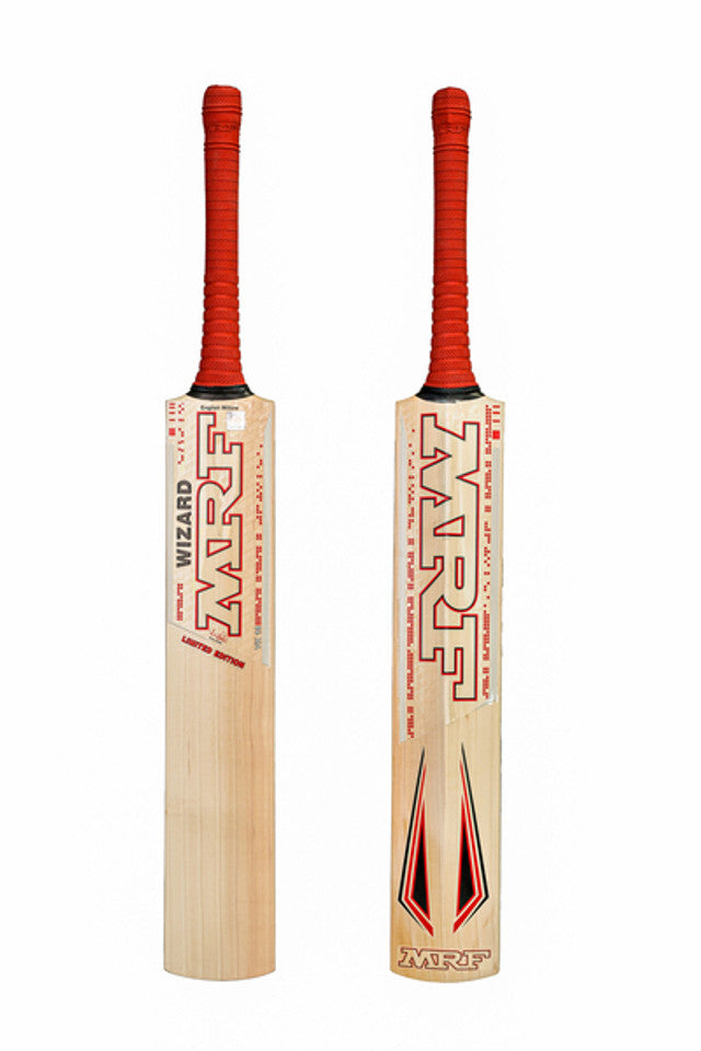 MRF Wizard Limited Edition Cricket Bat - Premium English Willow, Lightweight & Durable - Perfect for Professional Matches & Training Sessions