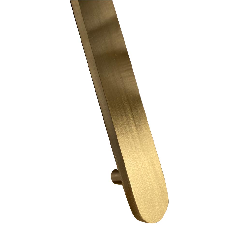 Solid Brass Drawer Handles - 250mm Pure Copper Cabinet Knobs & Wardrobe Pulls - No Fading Modern Door Lever for Kitchen Cabinets, Dressers & Furniture Hardware