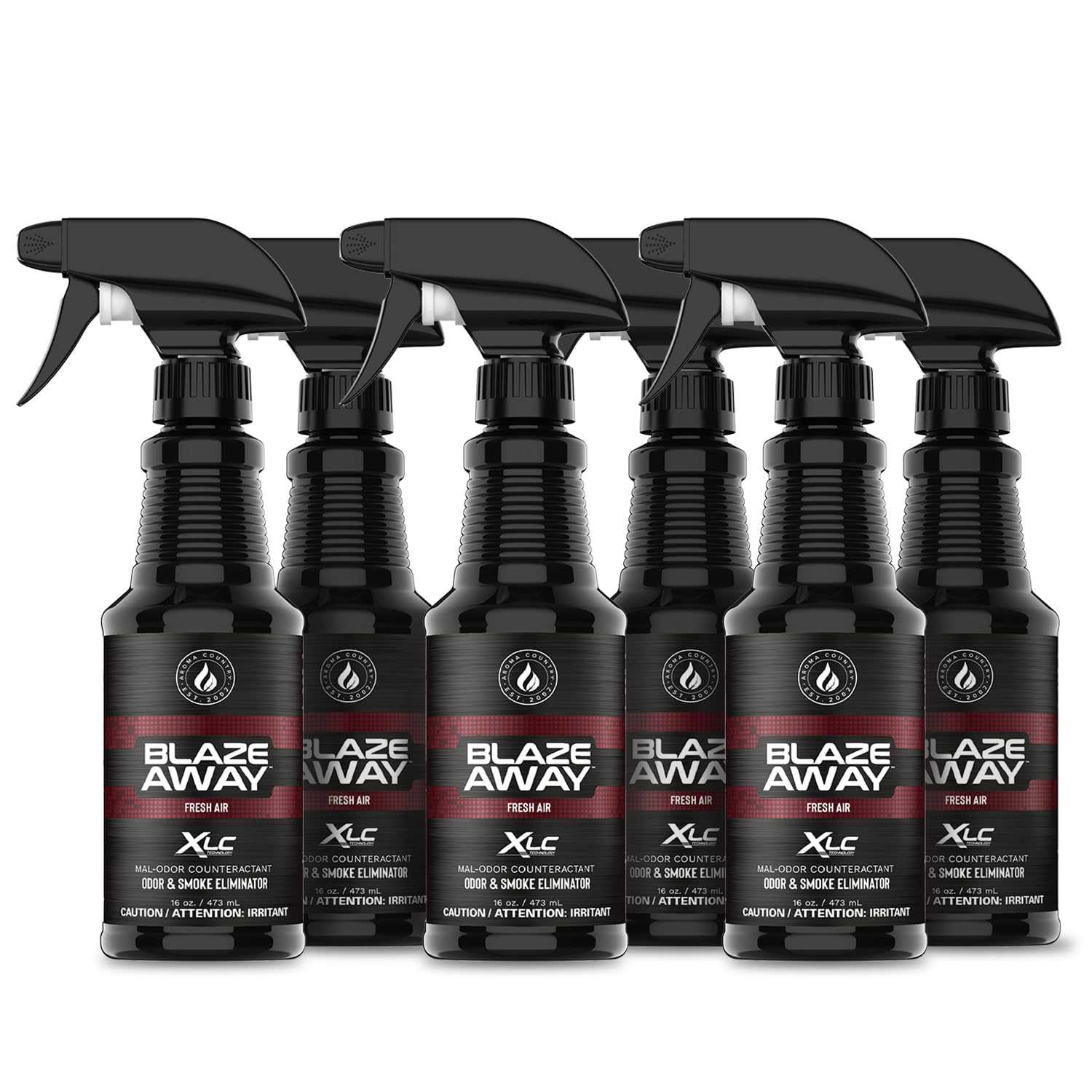 Blaze Away Commercial Air Freshener & Odor Eliminator - Industrial Strength for Home, Car, Smoke & Pet Odors | Long-Lasting Room Deodorizer Spray | Perfect for Offices, Restrooms, Gyms & Vehicles