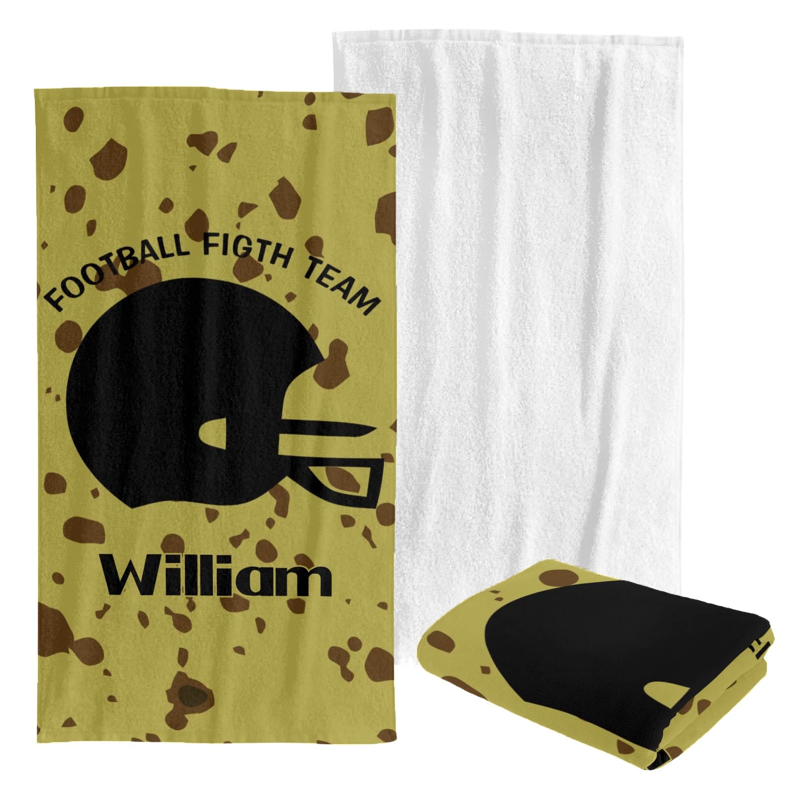 Custom Personalized Beach Towel - Soft Quick-Dry Bath Towel Blanket for Swimming, Pool, Travel - Great Gift for Kids, Men, Women, Boys & Girls - Perfect for Beach, Vacation & Sports Events