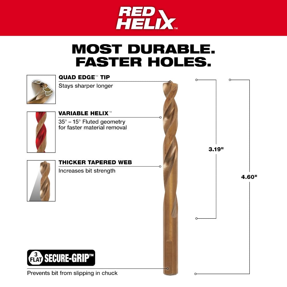 Milwaukee 48-89-2320 Cobalt Drill Bit - 23/64