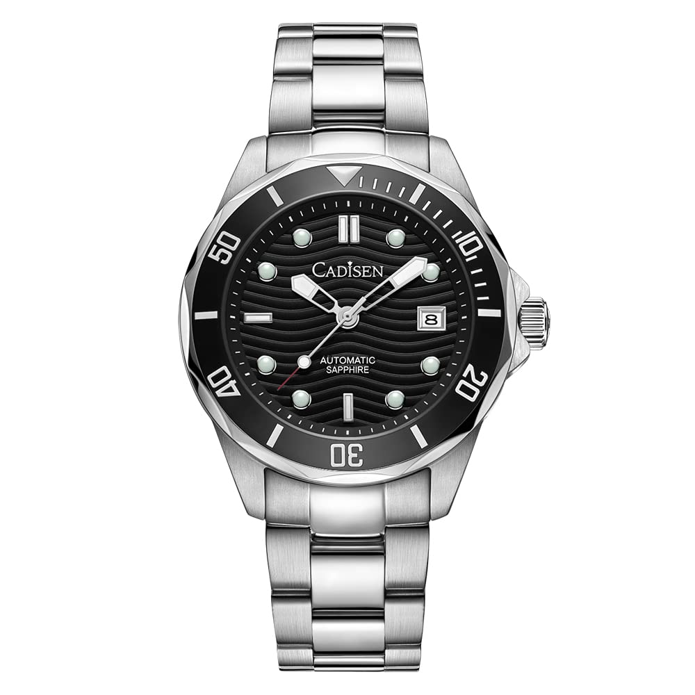 CADISEN Men's Automatic Mechanical Watch - Waterproof Sapphire Crystal Wristwatch for Business & Casual Wear | Perfect for Office, Dating & Outdoor Activities