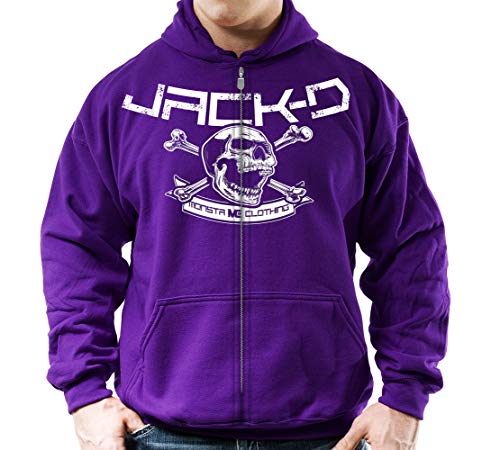 Purple Hoodie W/ Wt Art
