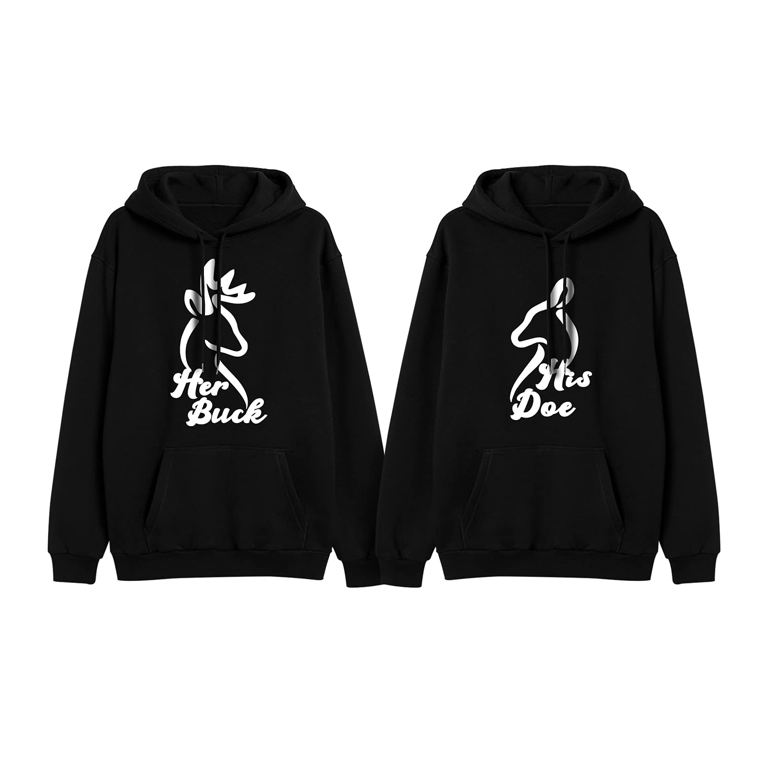 King Queen Matching Hoodies for Couples - Valentine's Day Gifts for Teen Couples | Cute Couple Outfits for Date Nights & Anniversaries