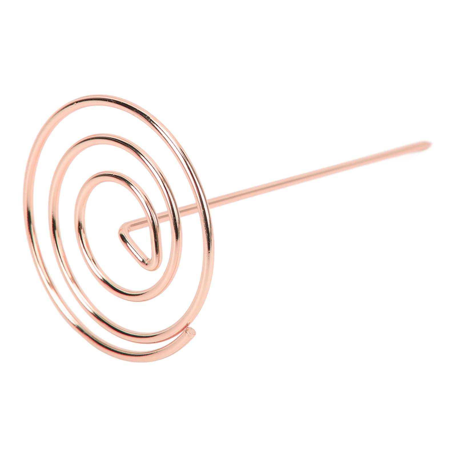 5PCS Rose Gold Receipt Holders for Desk - Durable Recyclable Ticket Spikes & Check Spindles for Office, Kitchen, Restaurant, and Retail Use