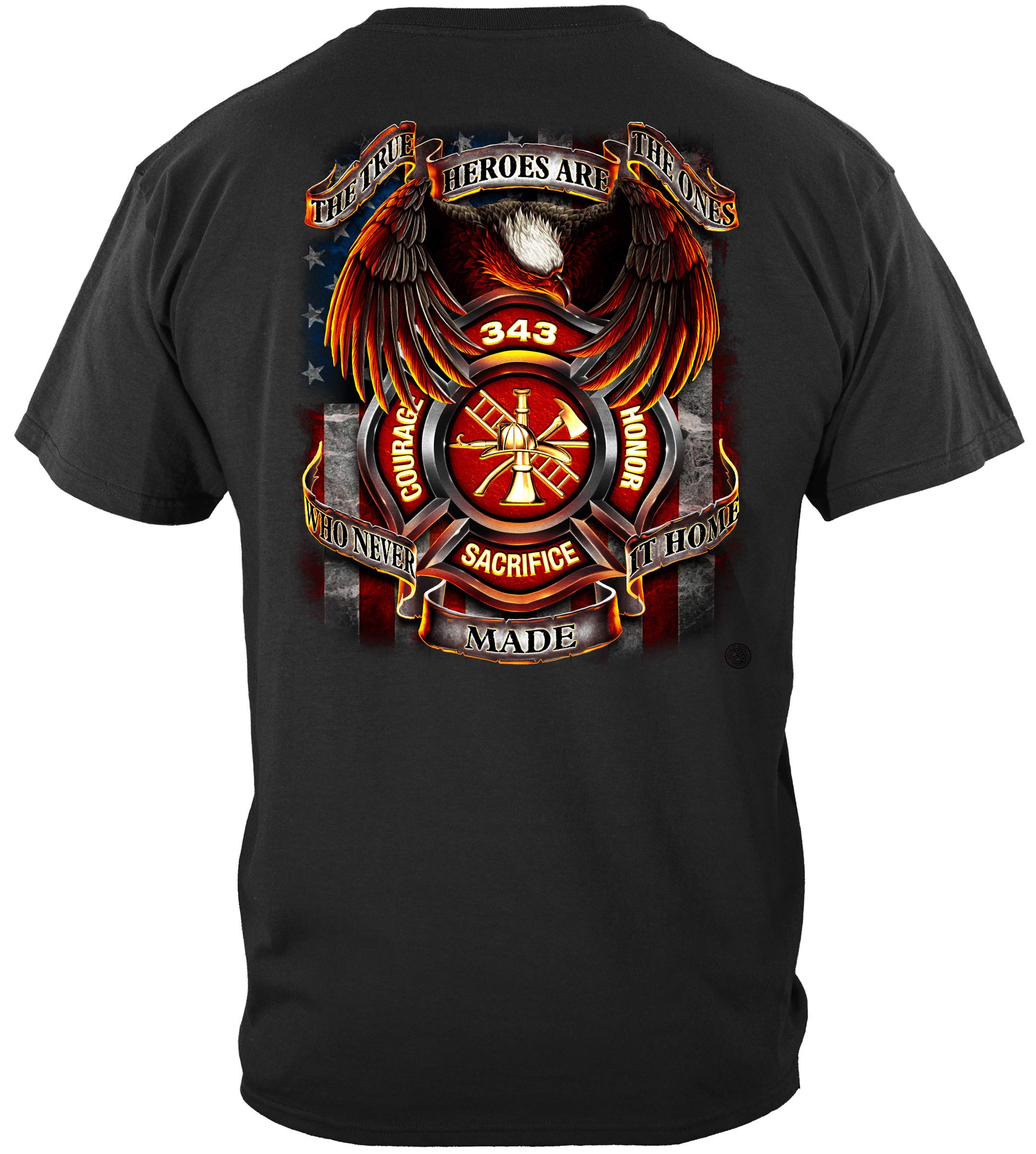 Elite Breed Firefighter T-Shirt - Forged in Steel Design, Durable Cotton Tee for Firefighters, First Responders & EMS - Perfect for Work, Training & Gifts