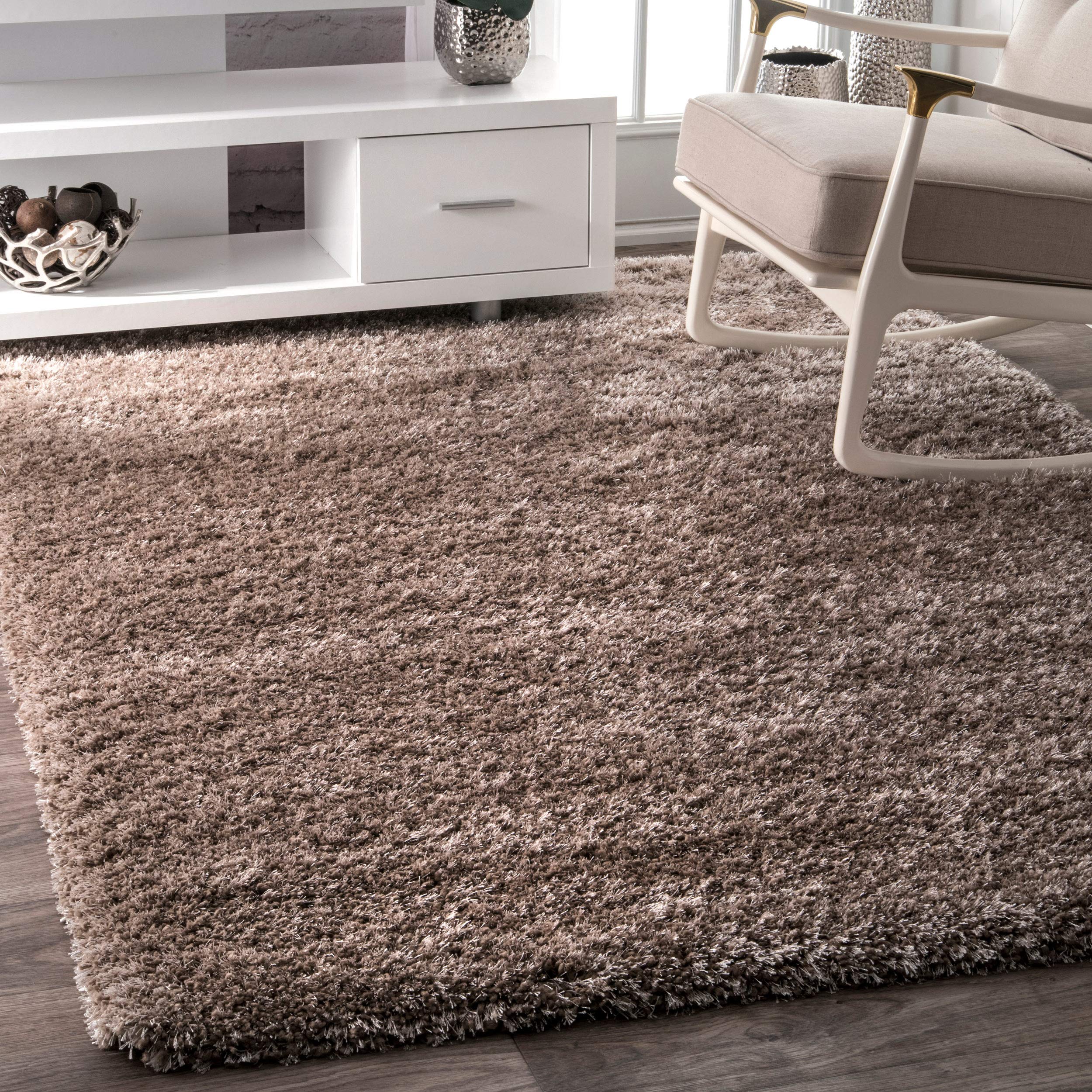 Luxury Soft and Plush Thick Shag Area Rug - Fluffy Non-Slip Living Room Carpet for Bedroom, Nursery, Dorm Decor - Cozy Home Accent for Winter