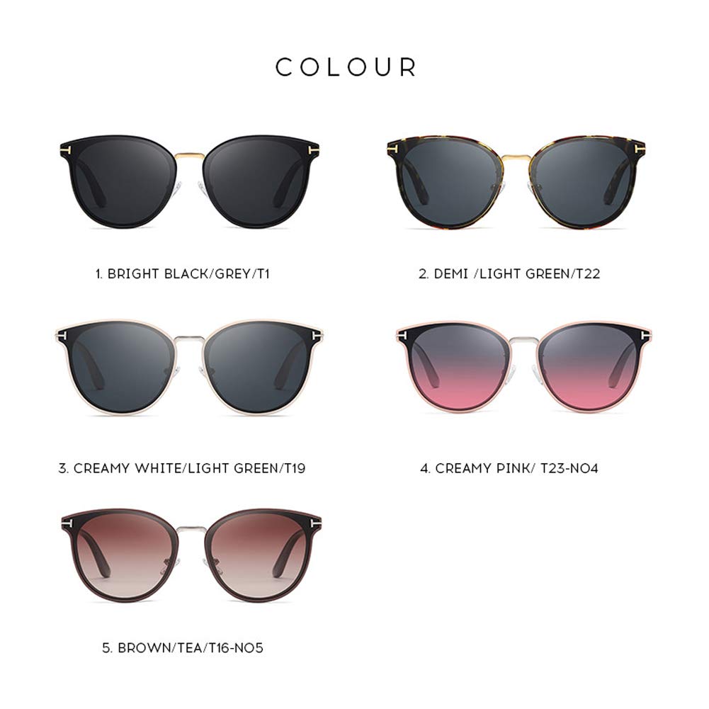GBZSM Women's Fashion Round Polarized Sunglasses UV400 Protection Pink Lens Acetate Frame - Perfect for Driving, Travel & Outdoor Activities