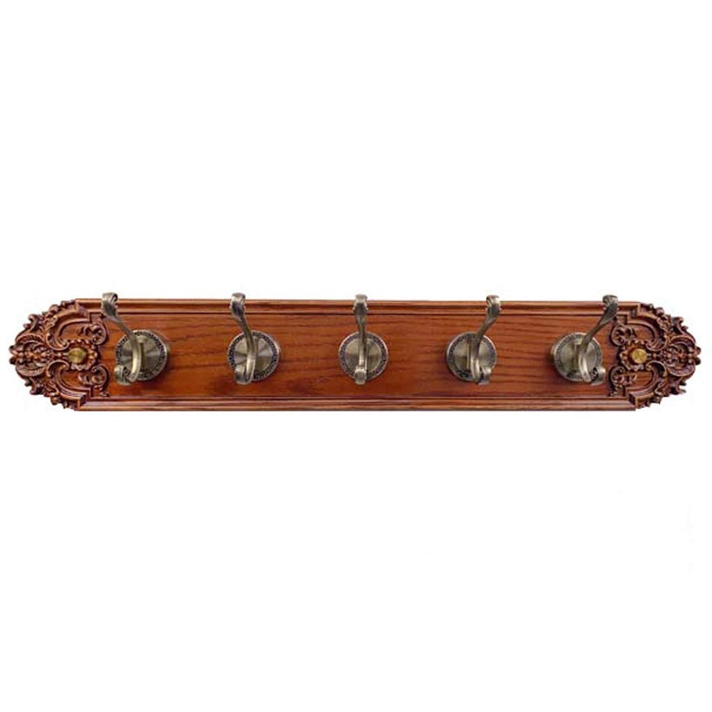 Premium Wall Mounted Coat Rack - European Style Luxury Coat Hanger with Hooks for Jackets, Hats & Umbrellas | Space Saving Entryway Organizer for Hallway, Bedroom & Closet (Multiple Sizes Available)