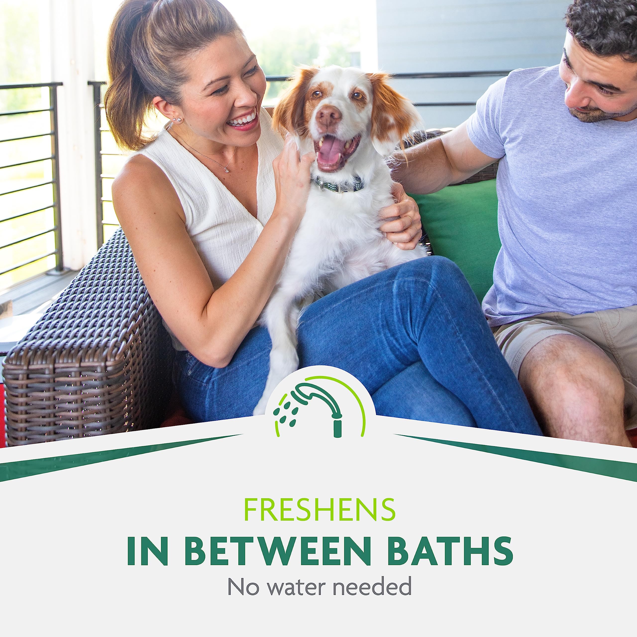 FURminator Dry Shampoo for Dogs & Cats | 7 oz Waterless Bath Spray | Reduces Odors & Freshens Coat Between Baths | Perfect for Travel, Post-Vet Visits & Quick Cleanups