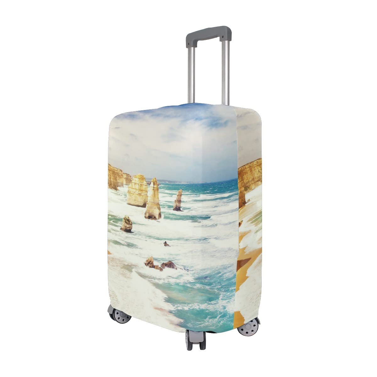 12 Apostles Travel Suitcase Cover for 22-24 Inch Luggage - Waterproof & Durable Luggage Protector for Airplane Travel, Vacation & Business Trips