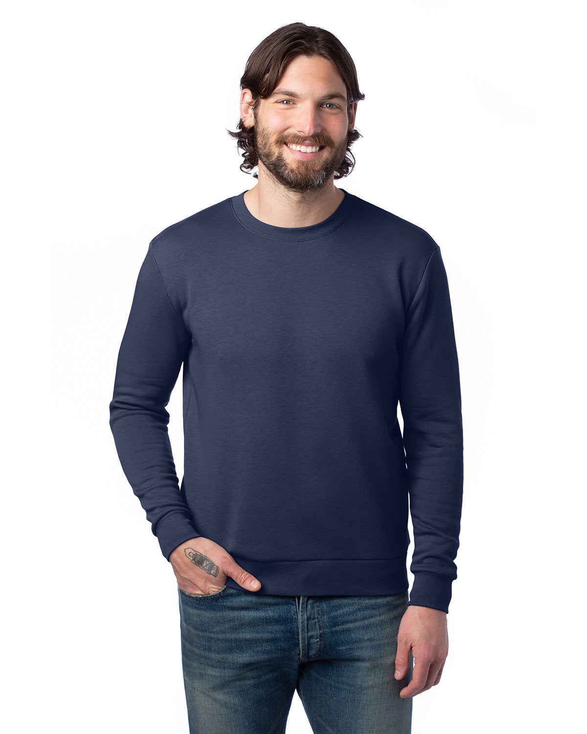 8800PF Unisex Eco-Friendly Fleece Sweatshirt - Soft & Cozy Pullover for Men & Women | Perfect for Casual Wear, Outdoor Activities & Lounge Comfort