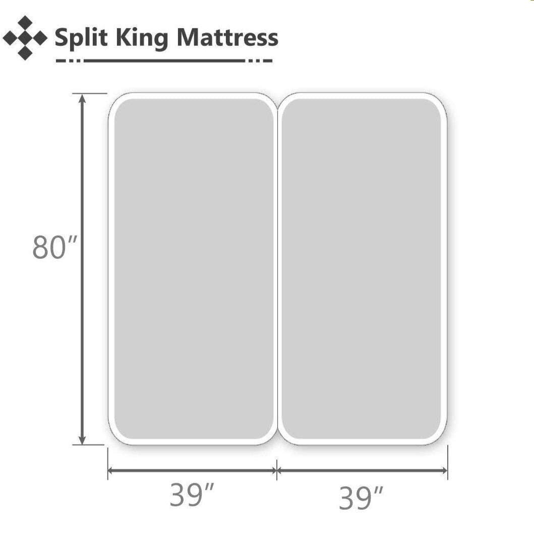 Happy at Home Split King Adjustable Bed Sheets – 5-Piece Set for Split King Size Bed, Twin XL Fitted Sheets, 100% Soft & Cooling Cotton, 18'' Deep Pockets, Hotel-Quality, Navy Blue Solid – Perfect for Adjustable Beds, Guest Rooms & Luxury Sleep Comfort