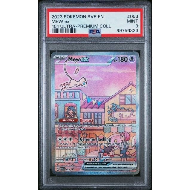 2023 Pokemon Scarlet Violet Promo Mew EX 151 SVP053 PSA 9 Graded Card - Rare Collectible for Trading Card Game Players & Pokemon Fans