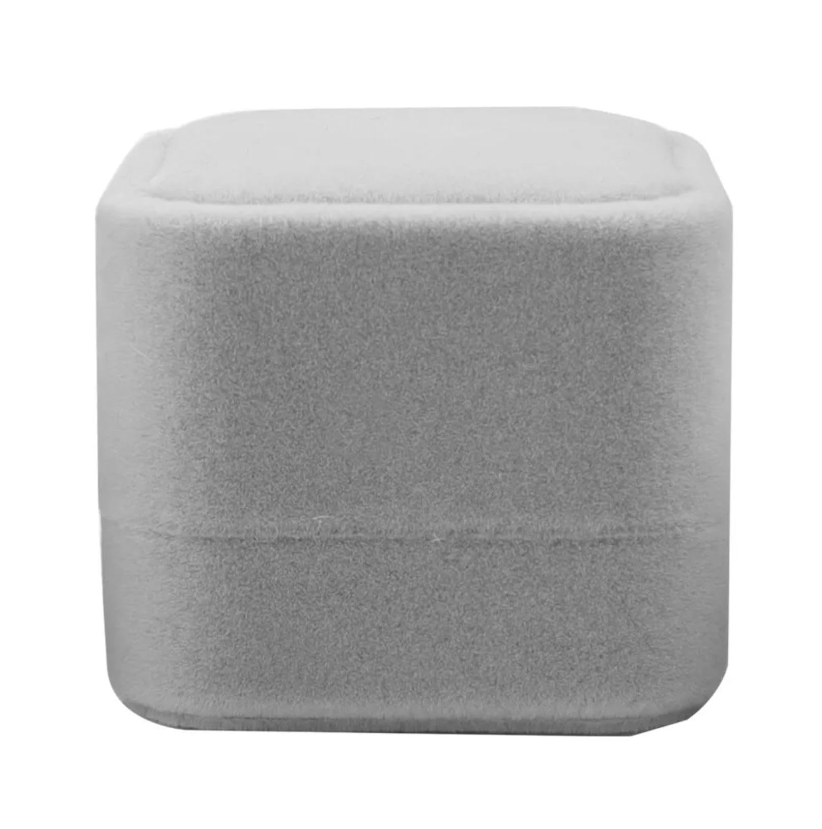Elegant Gray Jewelry Ring Box - Premium Gift Box for Engagement Rings, Wedding Bands & Fine Jewelry - Perfect for Proposals, Anniversaries & Special Occasions